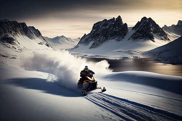 Snowmobile arctic bucket list