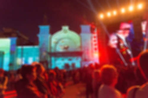 Norway Festival concert show theme blur background